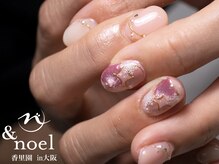 ノエル(Noel)/ピンク バレンタインネイル