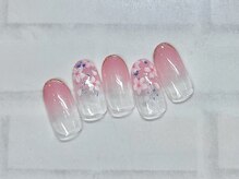 ライト ネイルズ ニシノミヤ(light nails NISHINOMIYA)/桜ネイル♪