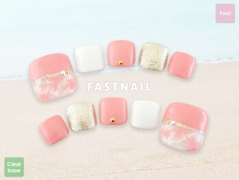 ファストネイル ロコ 志免店(FASTNAIL LOCO)/フットジェルネイル　【11242】