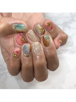 ネイルサイン ラフラフ(NAIL SIGN ROUGH LOUGH)/ダルメシアンがアクセント！