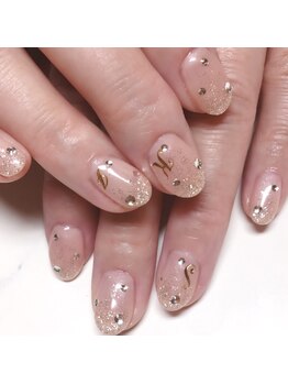 ネイルサロン アテナ(Athena)/持ち込みアート/イニシャル