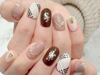 マーノ 稲毛海岸店/バレンタインネイル