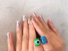 ネイル ドゥ 岡山駅前店(Nail Doux)/☆マイク＆サリーモチーフ☆