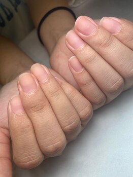 カラー(calla)の写真/≪育成コースの自爪育成ネイルケア≫ 徹底したプロのネイルケア+ホームケアで美しい爪へ育てていきます♪