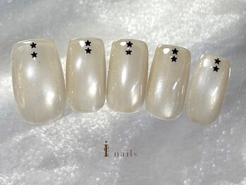 アイネイルズ 町田店(I nails)/マグネット×星ホログラム8980円