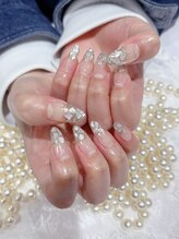 ラメグラデーション　シェル