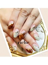 ネイル サロンアンドスクール リッシュ(Nail Salon&School riche)/べっ甲ネイル