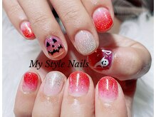 マイ スタイル ネイルズ(My Style Nails)/ラメグラデーションジェル