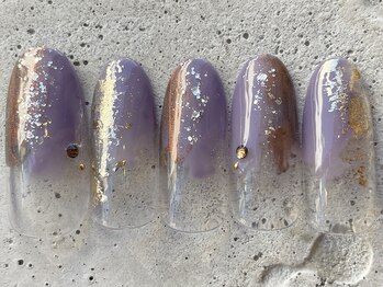 フリークネイル(FREAK Nail)/くすみパープルクリア ¥6500