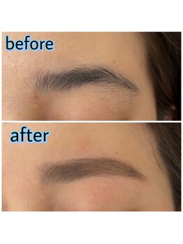 プリマアンジュ 中目黒店(PRIMA ange)/<メンズアイブロウ>befor&after
