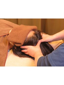 ヘッドスパで癒されたい