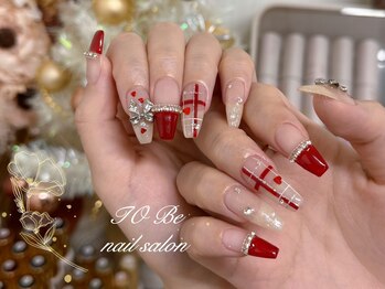 ネイルサロン トゥービー 御徒町上野(To Be)/チェックネイル