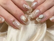 アイヴィー(IVY)/手書き/乳白色/シェル