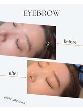 トナリ(tonari)/消えにくい眉毛/女性