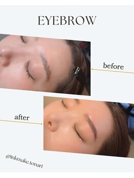 トナリ(tonari)/消えにくい眉毛/女性