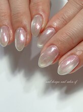 エフネイル(ef nail)/ガラスミラーネイル♪