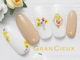 押し花×ワイヤーネイル／7500円