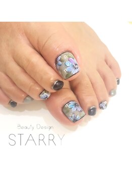 スターリー(STARRY)/お花　フラワー　青　冬　秋