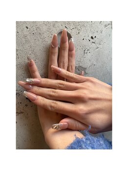 アイピー(I.P)/シンプルストーンネイル¥6500