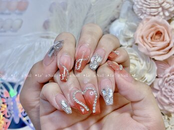 レアネイル 渋谷店(Le’a nail)/ハートネイル☆