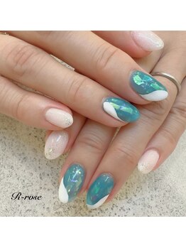 ホログラム×ブルー