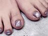 【FOOT】トレンド感たっぷり！うる艶マグネットネイル*。9000円→7700円