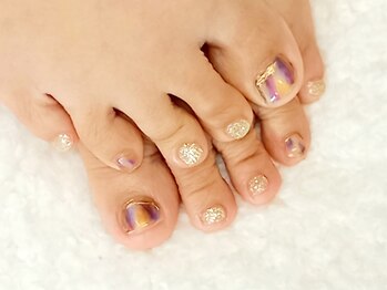 夏のフットネイル