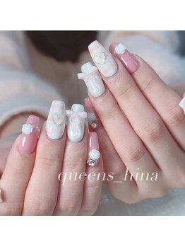 クイーンズビューティーサロン 新宿本店(Queen's beauty salon)/チップ長さ出し10本やり放題