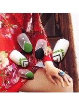 ネイルアンドアイラッシュサロン エスポアール(nail&eyelash salon espoir)/ボヘミアンネイル　90分コース