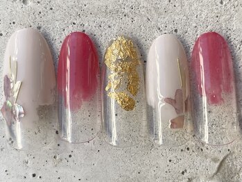 フリークネイル(FREAK Nail)/クリアピンクニュアンス ¥7000