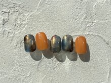 グラッドネイル 銀座店(GLAD nail)/ニュアンスオレンジネイル