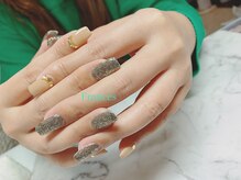 フランセス(Frances)/黒ラメ&ベージュ