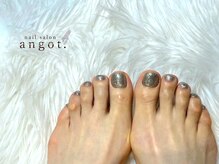 アンガット(angot.)/ラメワンカラーフット