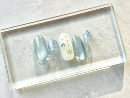 マグネット×雪の結晶
