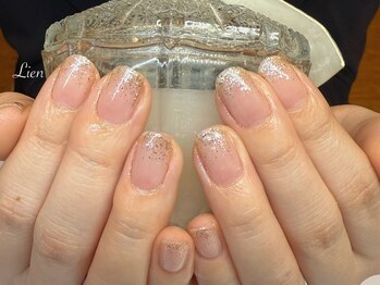 グラデーション/冬シンプル