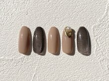 ピース(PEACE)/シンプルネイル　ピンクネイル