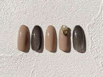 ピース(PEACE)/シンプルネイル ピンクネイル