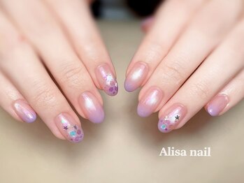 アリサネイル(ALISA NAIL)/夜空ネイル