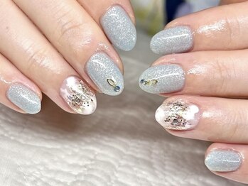 爽やかニュアンスネイル　¥11000