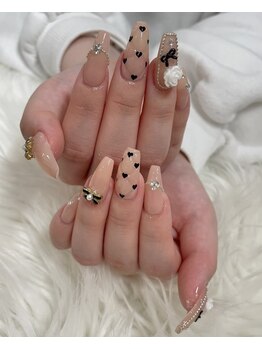 キアラネイルサロンの写真/【日常～イベント&ブライダル◎】定額シンプルコース¥6000→¥5500/持ち込みデザイン120分¥8980/長さ出しも