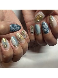 大理石シェルネイル☆