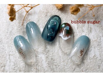 バブル シュガー バイ ネイルクローネ(bubble sugar by.nail crone)/波ネイル