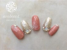 ネイルスタジオ アンビエント 表町店(Nail Studio ambient)/ たらし込み 12800円
