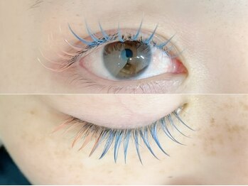 アロー(arrow)の写真/アイシャドウ感覚で楽しめるカラーエクステは、普段使いにはもちろんイベントやパーティーにも大活躍♪