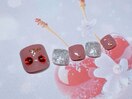 2月　定額フットネイルアート