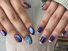 秋葉原ネイル/手描きネイル/銀座