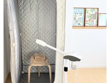 ミリーズ(Millie's)の雰囲気（サウナ室でお体を温め、冷たいナノミストで施術します。）