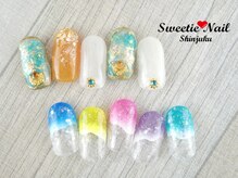 スウィーティーネイル 新宿三丁目店(Sweetie Nail)/ハンド夏デザイン★フリー2