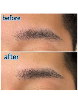 プリマアンジュ 中目黒店(PRIMA ange)/<メンズアイブロウ>befor&after