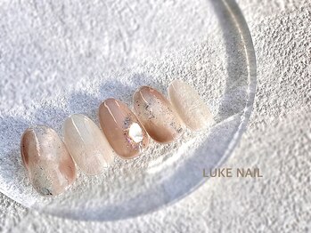 ルークネイル 恵比寿店(LUKE NAIL)/ニュアンスマーブルネイル　秋冬
